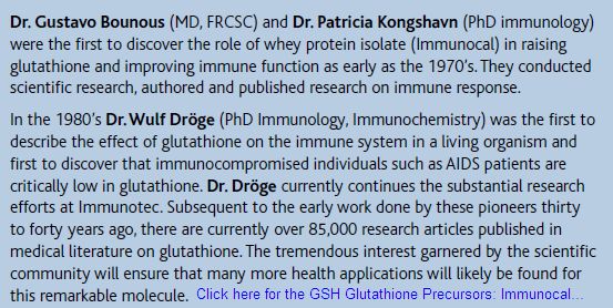 Doctors discovery of whey protein isolate