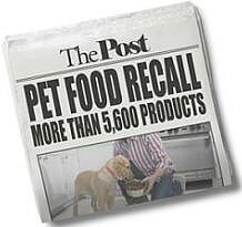 Petfood recalls