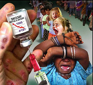 Vaccine terrified children