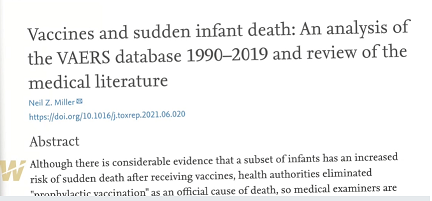 Vaccines and Sudden Infant Death