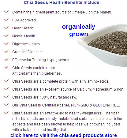 Chia seeds are nutritious