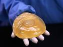 Silicone breast implant